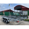 Trailer for transporting a catamaran 80PL2925