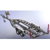 Two-axle trailer for transporting boats up to 6.3