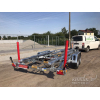 Two-axle trailer for transporting boats up to 6.3