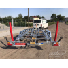 Two-axle trailer for transporting boats up to 6.3