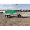 Two-axle trailer for transporting boats up to 6.3