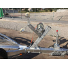 Two-axle trailer for transporting boats up to 6.3