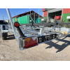 Two-axle boat trailer for transporting boats up to 7 meters