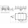 Прицеп бортовой 257PB1105MU (усиленный)