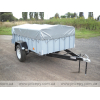 Flatbed trailer for transporting animals