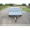 Flatbed trailer for transporting animals