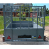 Flatbed trailer for transporting animals