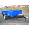 Flatbed trailer for transporting animals