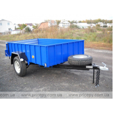 Flatbed trailer for transporting animals