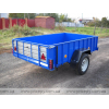 Flatbed trailer for transporting animals