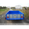 Flatbed trailer for transporting animals