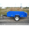 Flatbed trailer for transporting animals