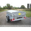 Flatbed trailer for transporting animals