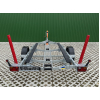Trailer for transporting boats up to 5.3 m