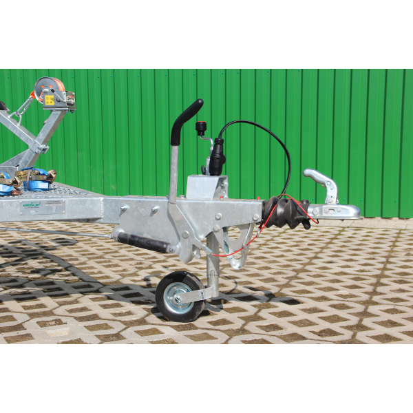 Причіп для двох гідроциклів з гальмівною системою 