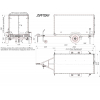 Причіп фургон 25PF1104F