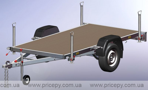 Причіп-платформа для перевезення спец.обладнання 27PP1104 #1